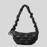 將圖片載入圖庫檢視器 Adjustable Strap Pleated Puffer Bag Crossbody Bag-Showtown