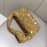 將圖片載入圖庫檢視器 Bling Rhinestone Knot Clutch Bag-Showtown