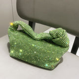 將圖片載入圖庫檢視器 Bling Rhinestone Knot Clutch Bag-Showtown