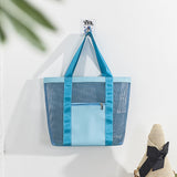 이미지를 갤러리 뷰어에 로드 , Colorful PVC Net Tote Beach Bag-Showtown