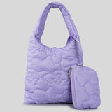 Load image into Gallery viewer, Large Cloud Padded Puffer Travel Bag With Purse-Showtown