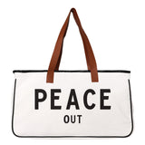 Load image into Gallery viewer, Letter Print Cotton and Linen Canvas Bag Beach Bag-Showtown