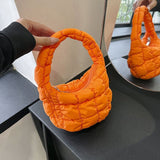 画像をギャラリービューアに読み込む, Nylon Soft Small Mini Puffer Bag Handbag-Showtown