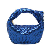 Load image into Gallery viewer, PU Woven Soft Leather Handbag Knitted Tote Bag-Showtown
